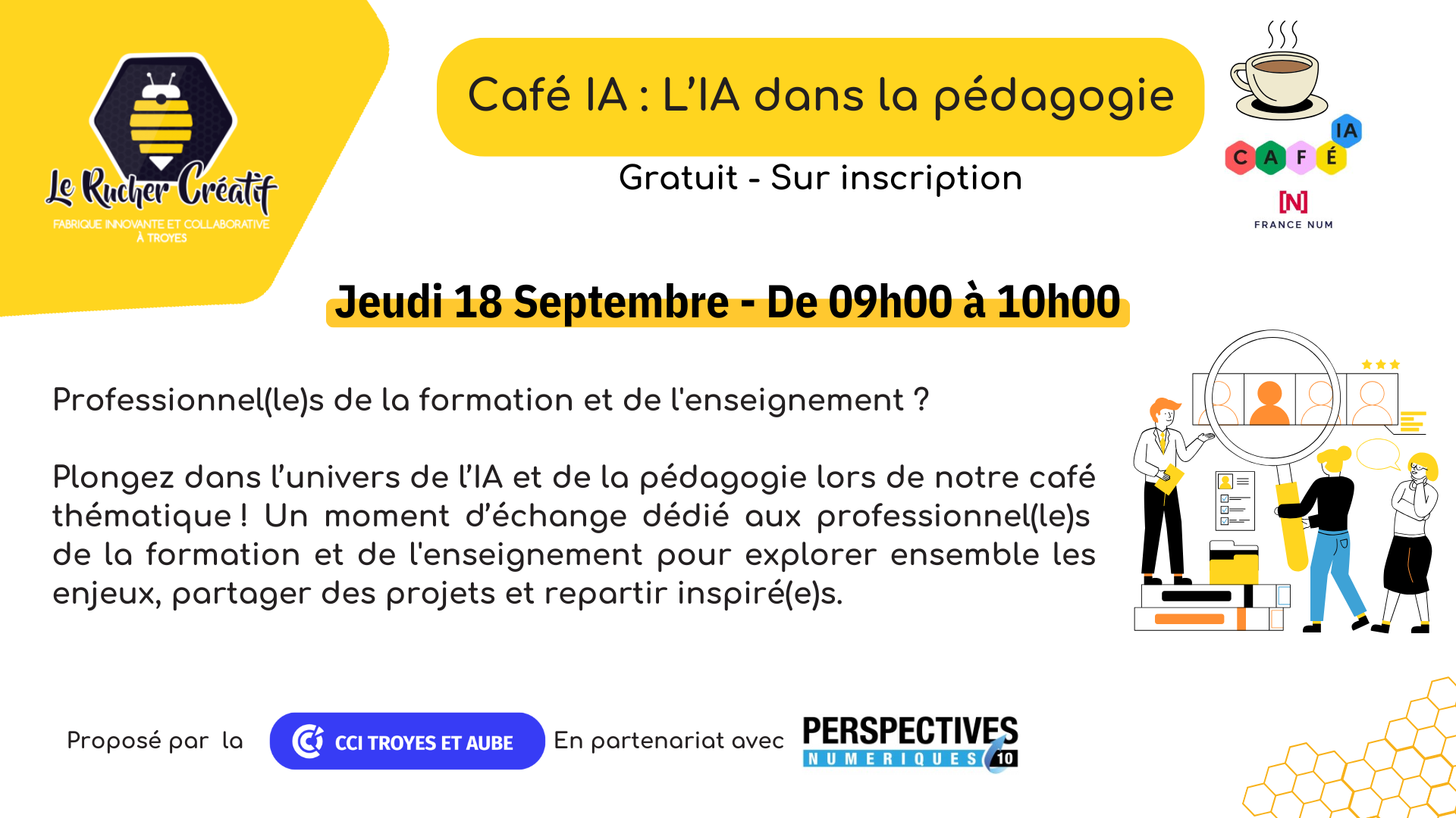Café IA : l'IA quelle place dans la pédagogie ?