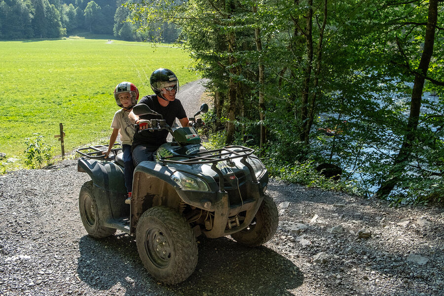 randonnee quad famille
