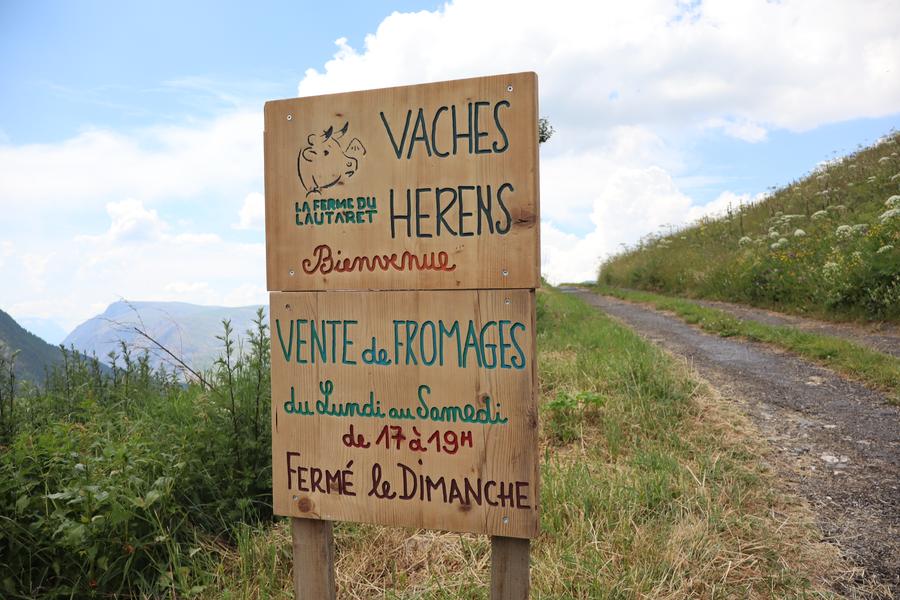 Pancarte Chalet d'alpage - © Julie