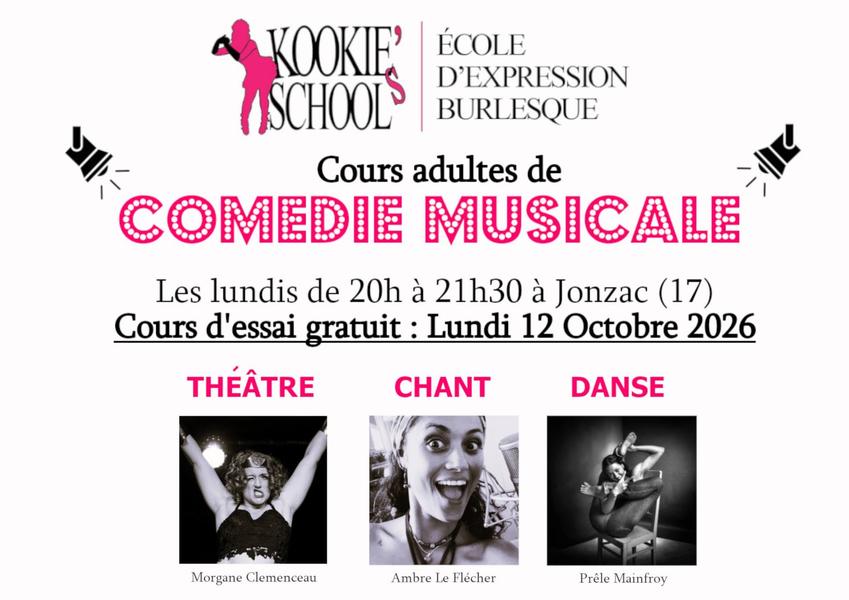 Cours d'essai Comédie musicale - Kookie School