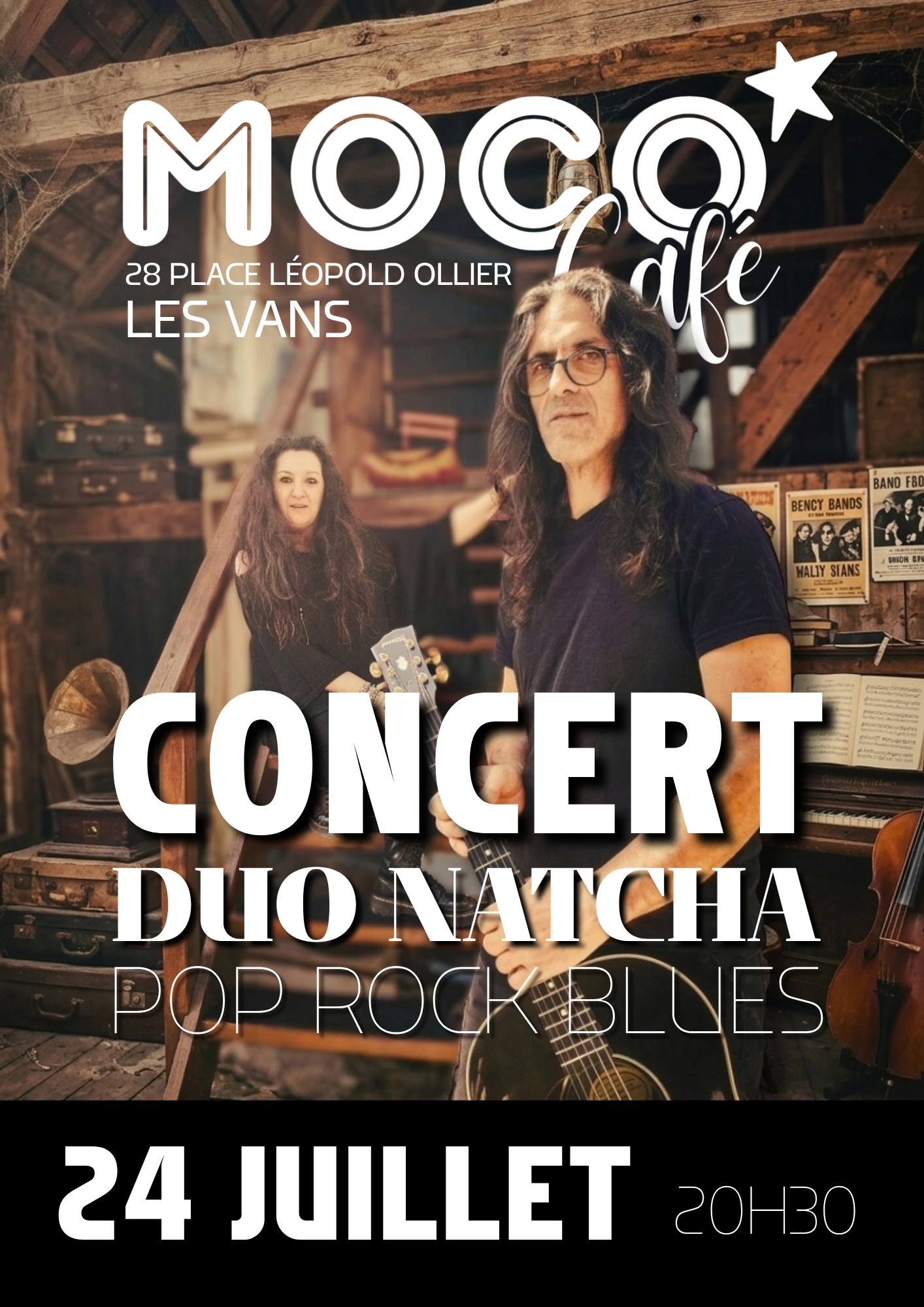 Concert : Natcha en duo - Pop Rock Blues