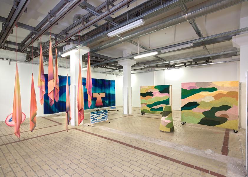 Vue de l'exposition Le Ballet Tribalesque, Charlotte Vitaioli, 2020, La Station, Nice © François Fernandez