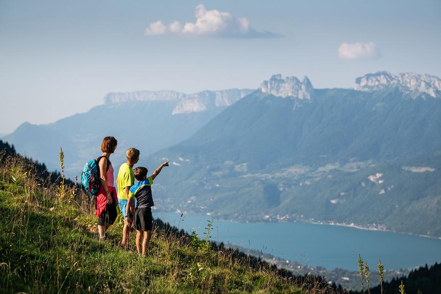 Lac d'Annecy depuis Col de Bornette
