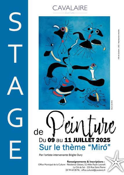 Cavalaire-Sur-Mer : Stage de peinture adultes et enfants