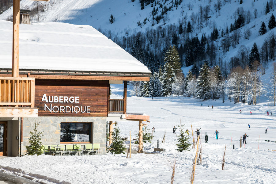 L'Auberge Nordique en hiver