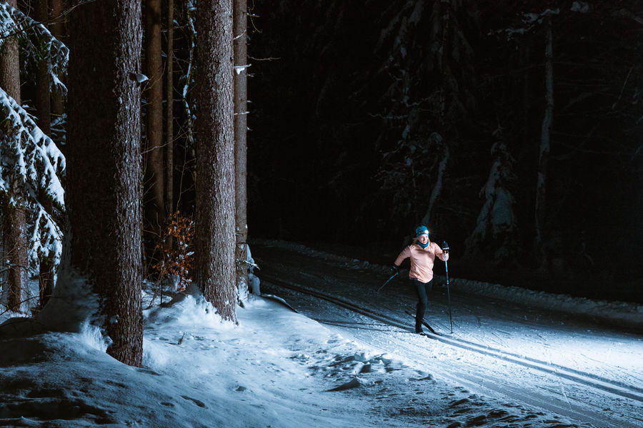 Ski Nordique en nocturne Le Grand-Bornand