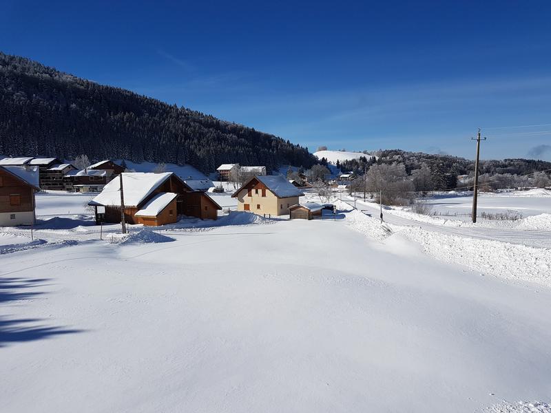 Vue extérieure sous la neige