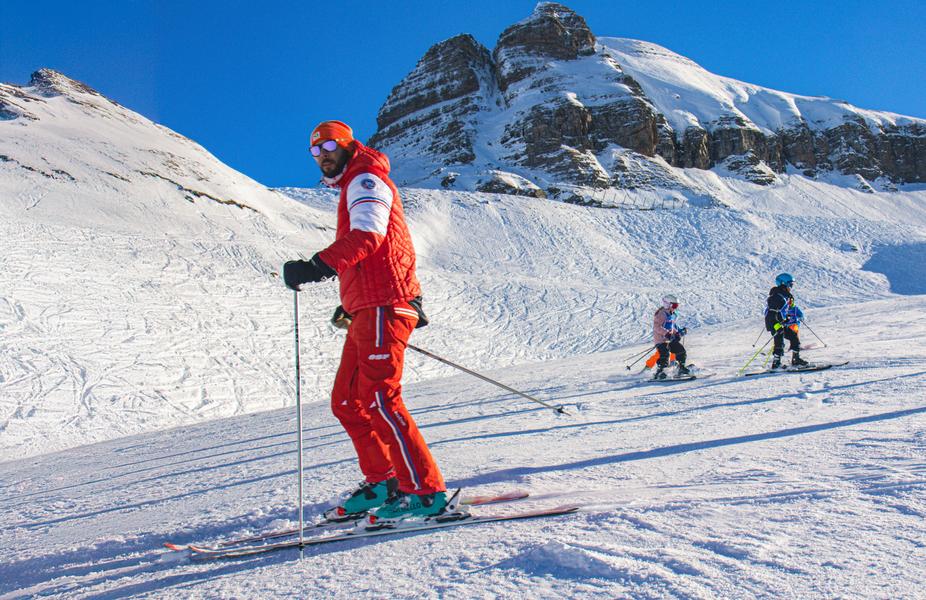 Découverte du domaine skiable avec l'ESF