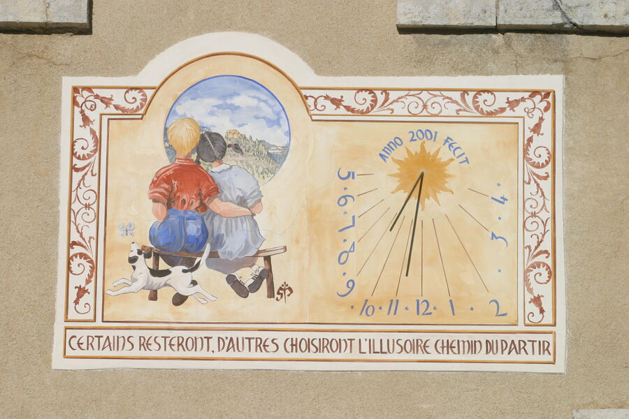 Cadran solaire de Barret-sur-Méouge