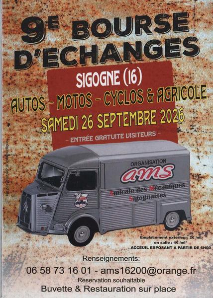 9ème bourse d'échanges | Sigogne