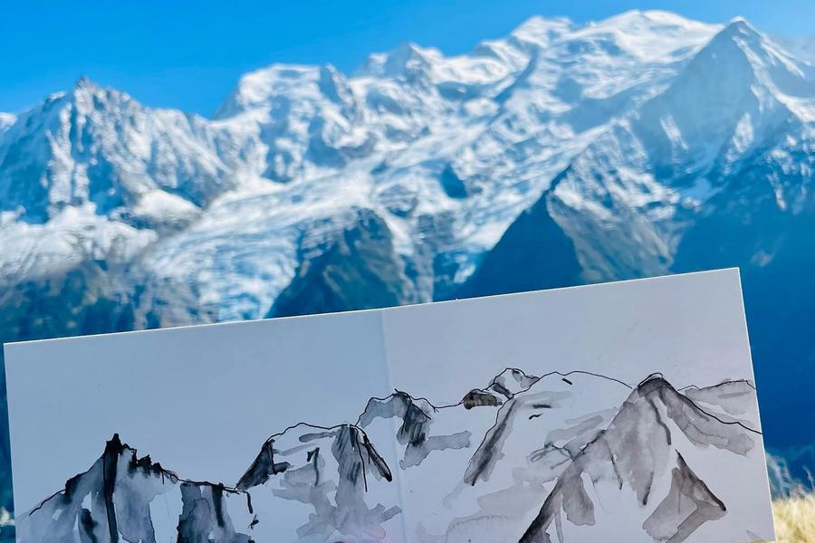Atelier artistique "paysages de montagne"