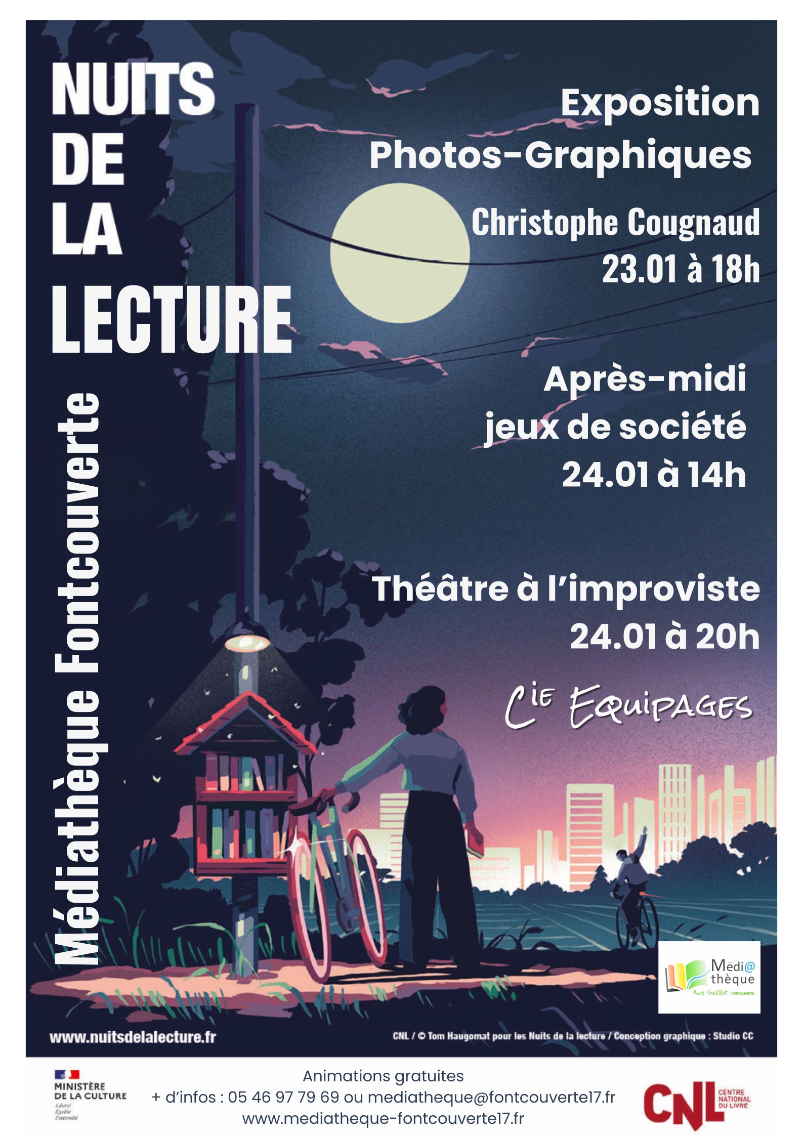 Les Nuits de la lecture  à Fontcouverte