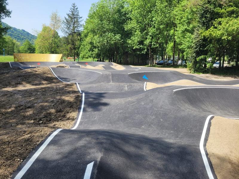Pumptrack Camp de base du Lac saint-Clair_Valgelon-La Rochette