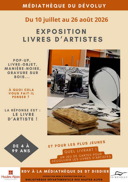 Exposition de livres d'artistes
