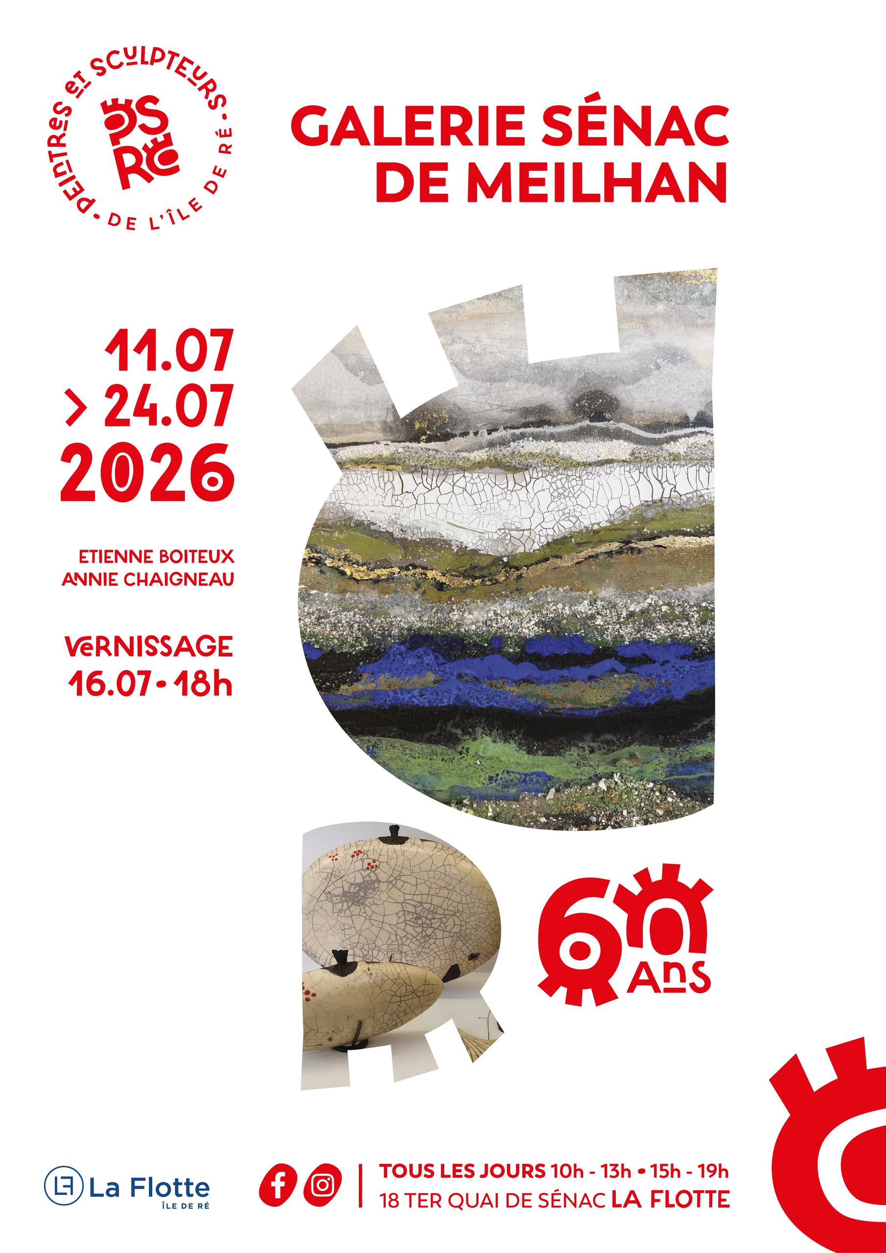Galerie Sénac de Meilhan Etienne BOITEUX & Annie CHAIGNEAU