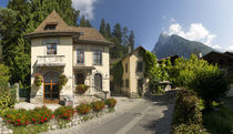 Vue sur le centre du village
