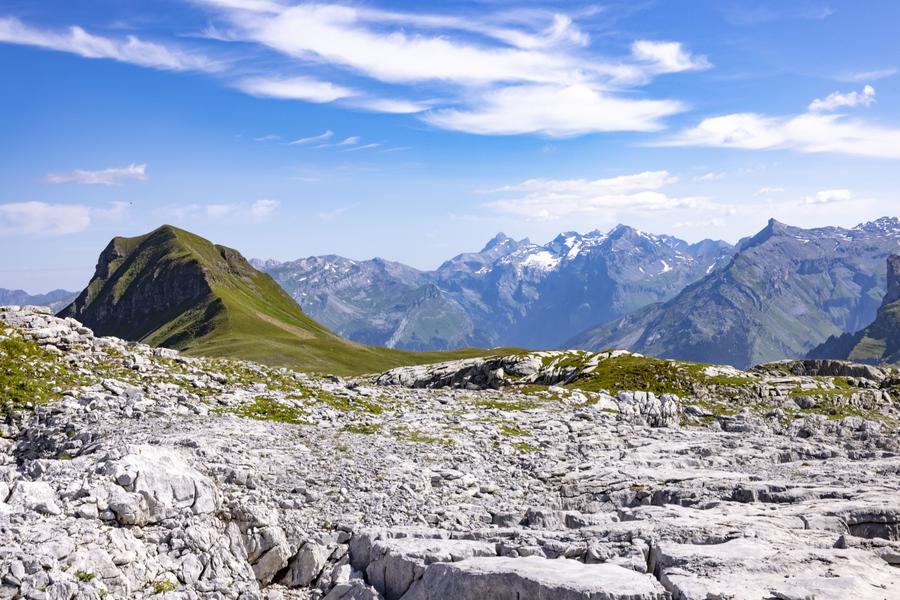 Yogasessie in Les Grandes Platières
