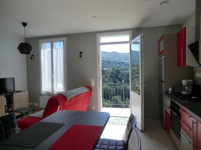 Vue sur les collines Gîte Magnolia à Colomars Gîtes de France Alpes-Maritimes