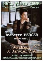 Concert"Jeanette Berger"- Hall Blues Club_Pélussin