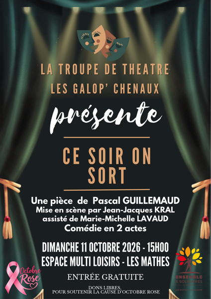 Théâtre " Ce soir on sort "