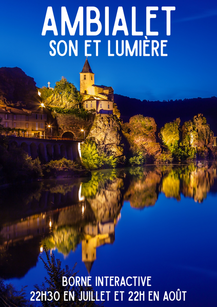 Illuminations du villagee et récits de l'histoire d'Ambialetet via une borne interactive