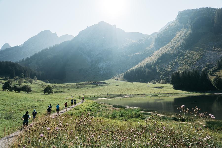 Trail route: 27 km Bélier