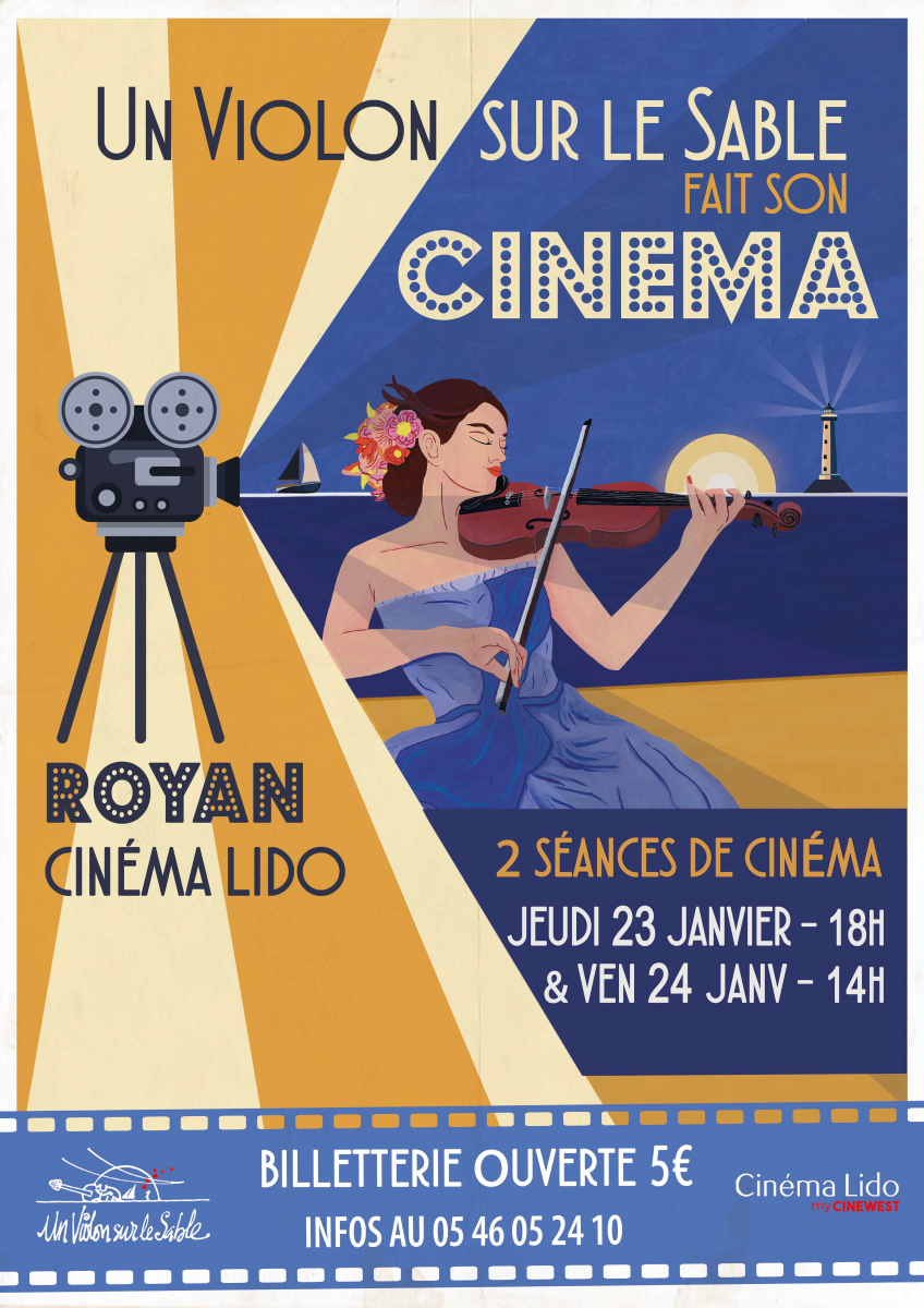Un Violon sur le Sable fait son cinéma à Royan