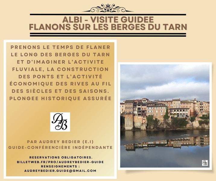 Flânons sur les berges du Tarn - visite guidée