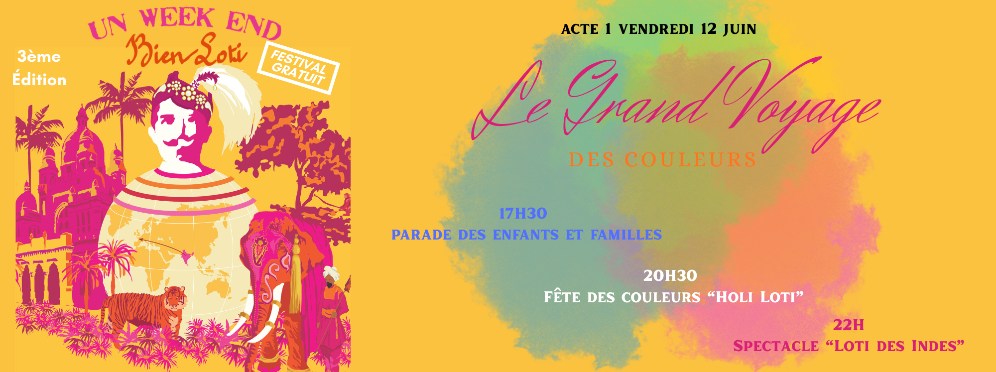 Un week-end bien LOTI 2026 : Acte I - Le grand voyage des couleurs