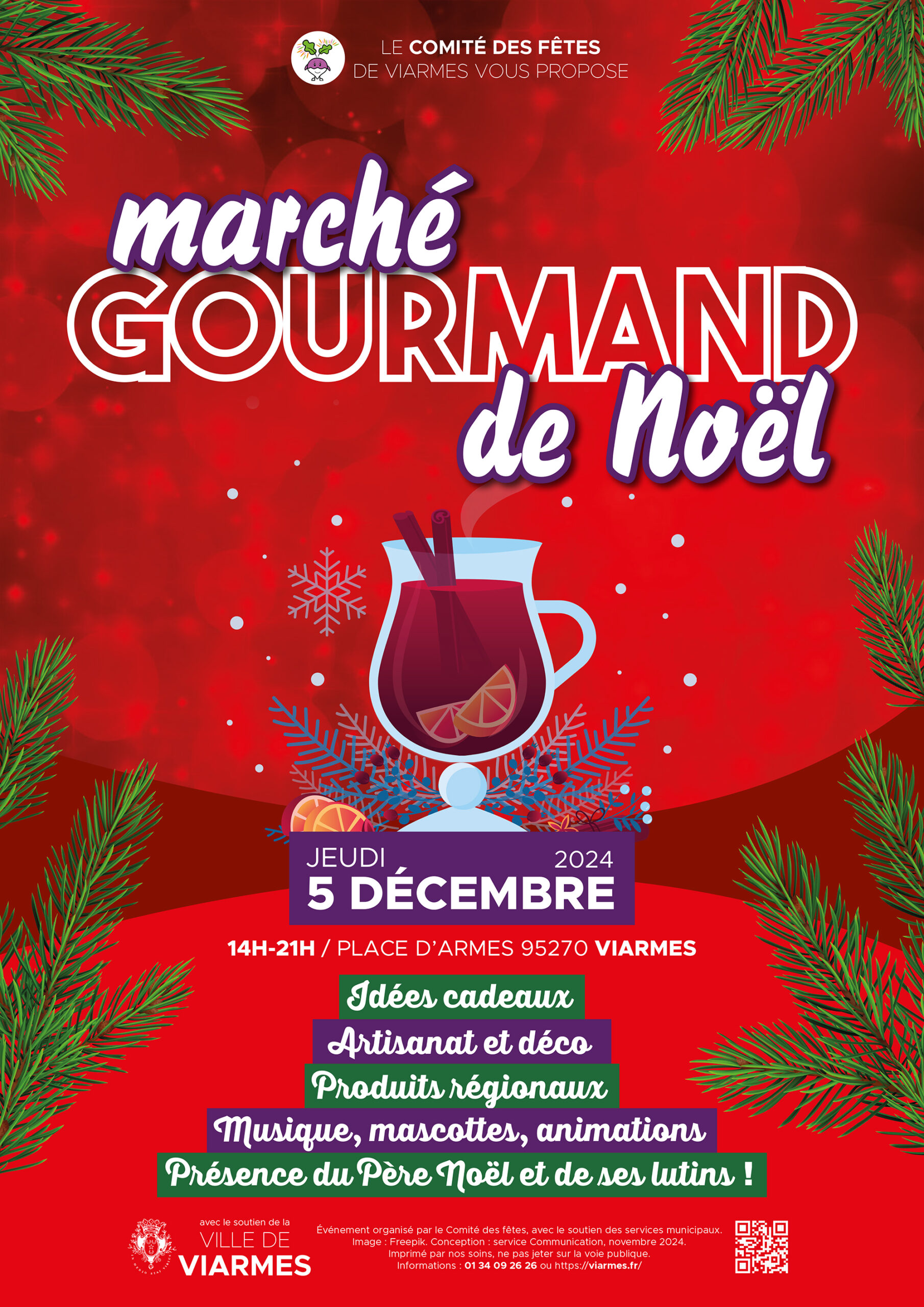 Marché gourmand de Noël Le 5 déc 2024