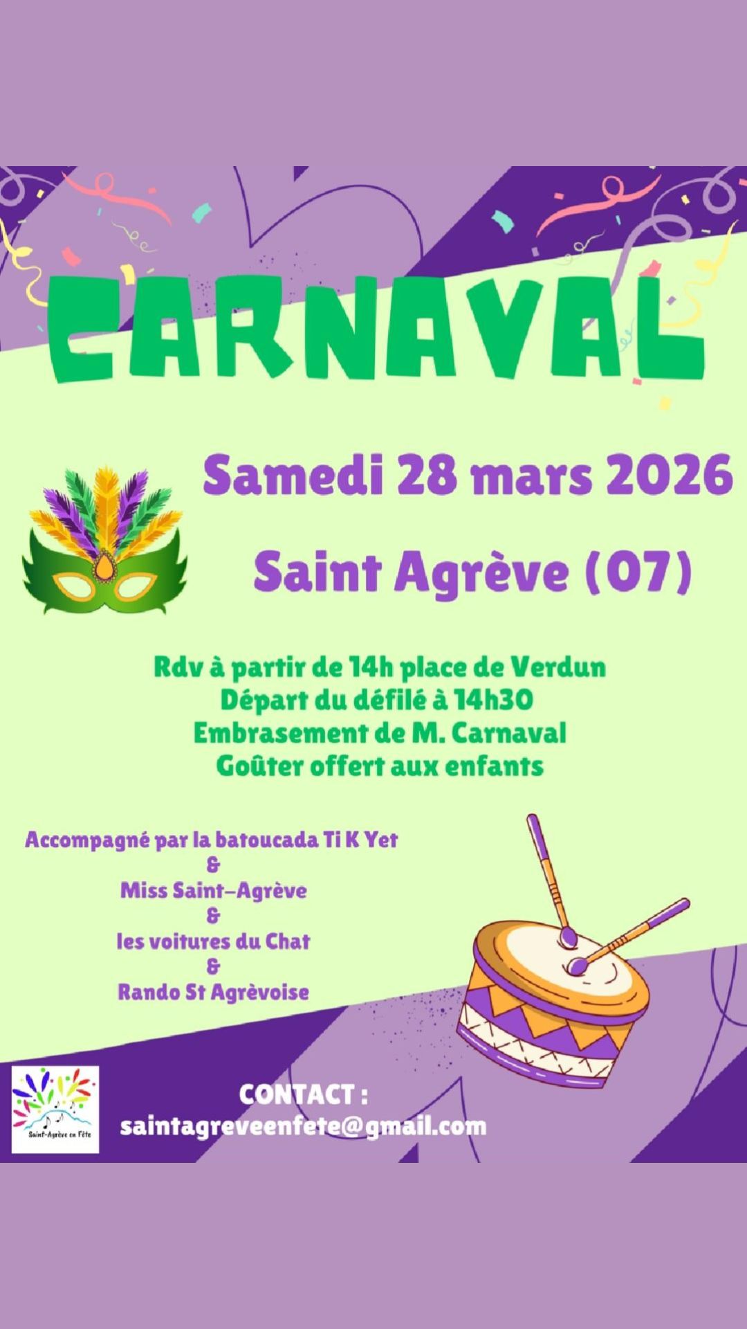 ANNULÉ - Carnaval à Saint-Agrève