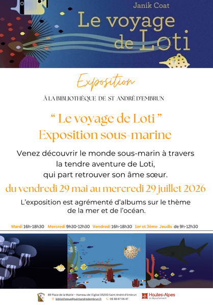 Exposition sous-marine 'Le voyage de Loti'