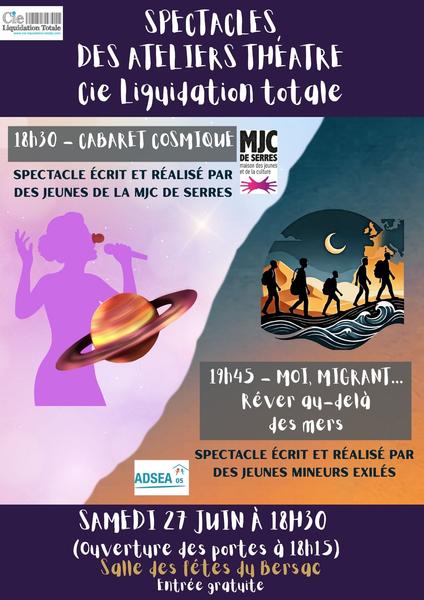 Spectacle des ateliers théâtre