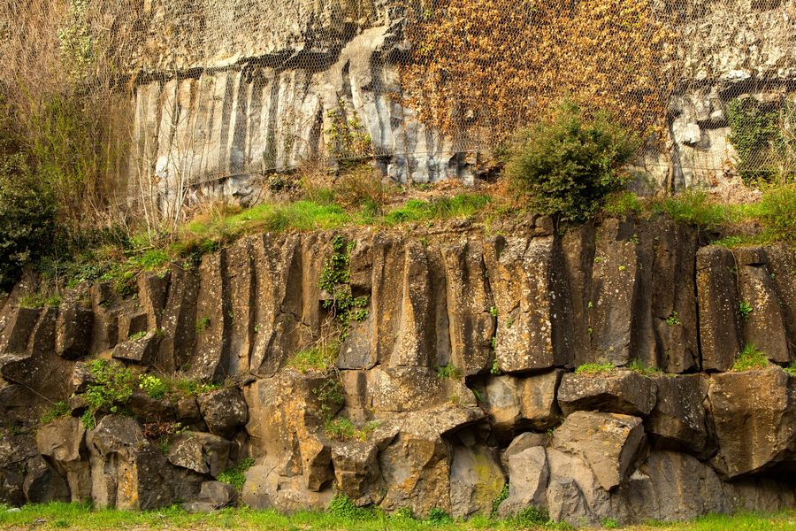 Pont-de-Labeaume - Coulées superposées ©S.BUGNON