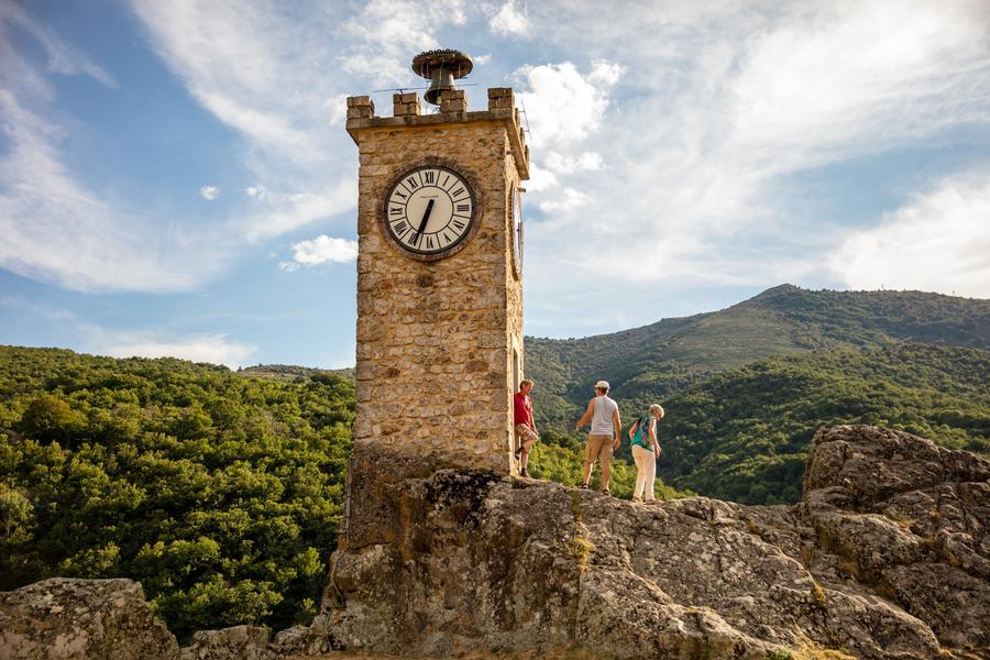 Burzet - visite guidée de la tour de l'horloge