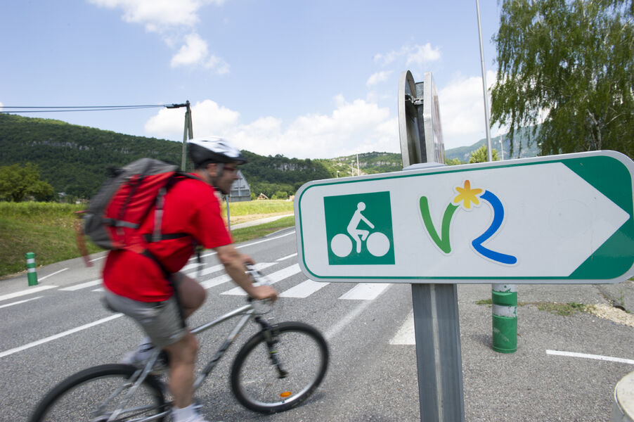 La ViaRhôna, voie cyclable, du Léman à la méditerranée