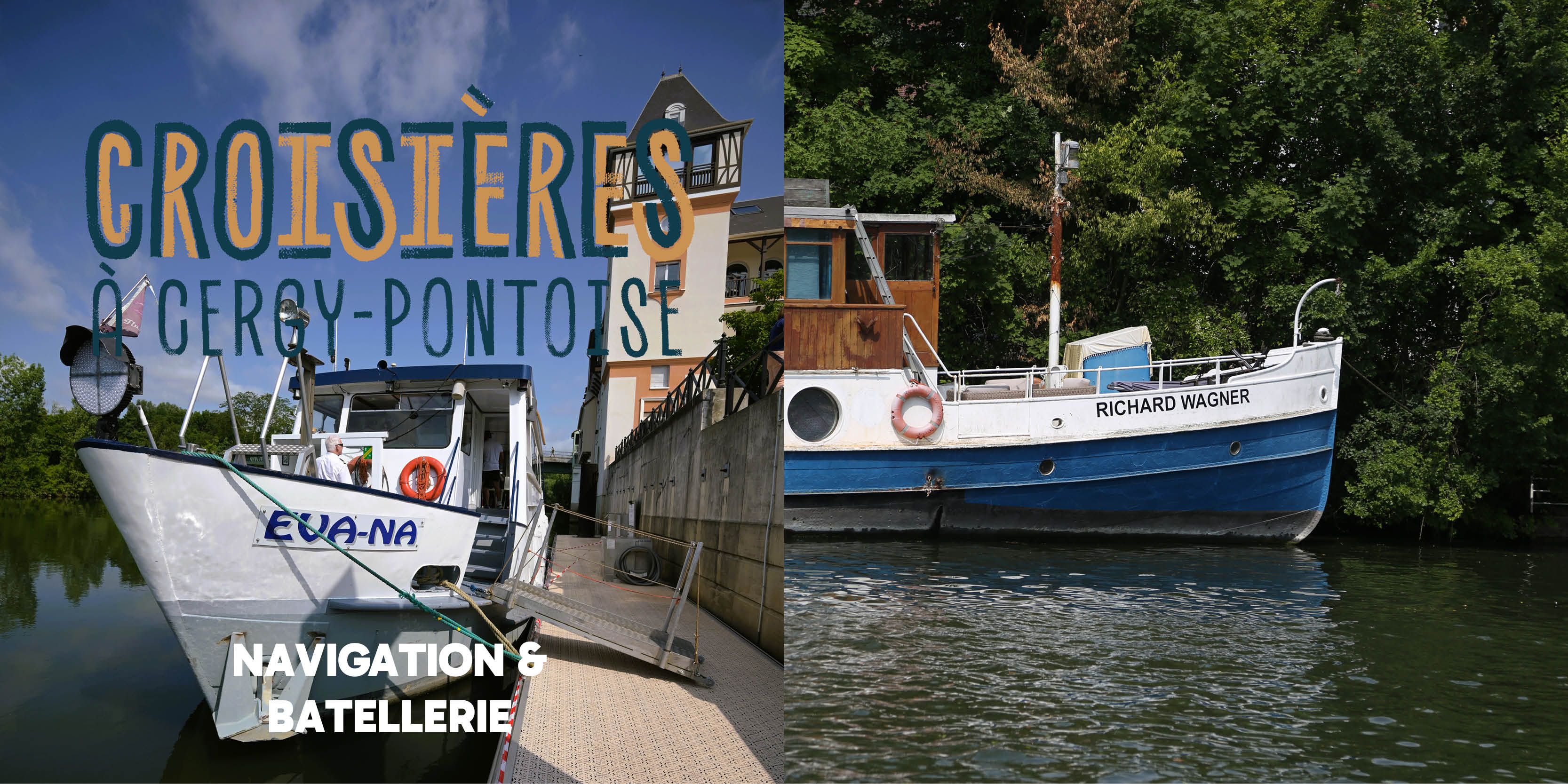 Croisière commentée : Navigation & Batellerie au départ de Port Cergy