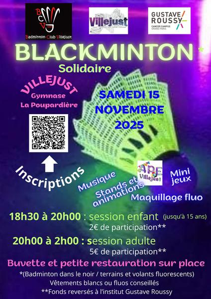 n Solidaire – badminton nocturne [Movember] 