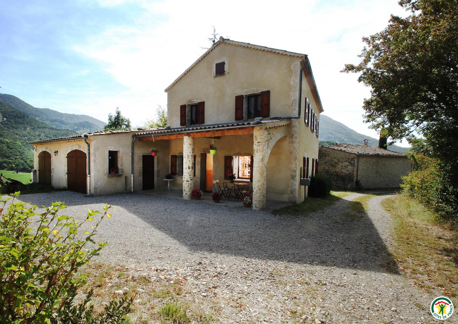 L'entrée du gîte.