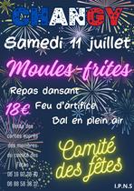 Soirée moules-frites et feu d'artifice_Changy