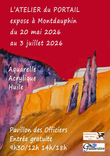 Exposition de peintures de l'Atelier du Portail à Montdauphin