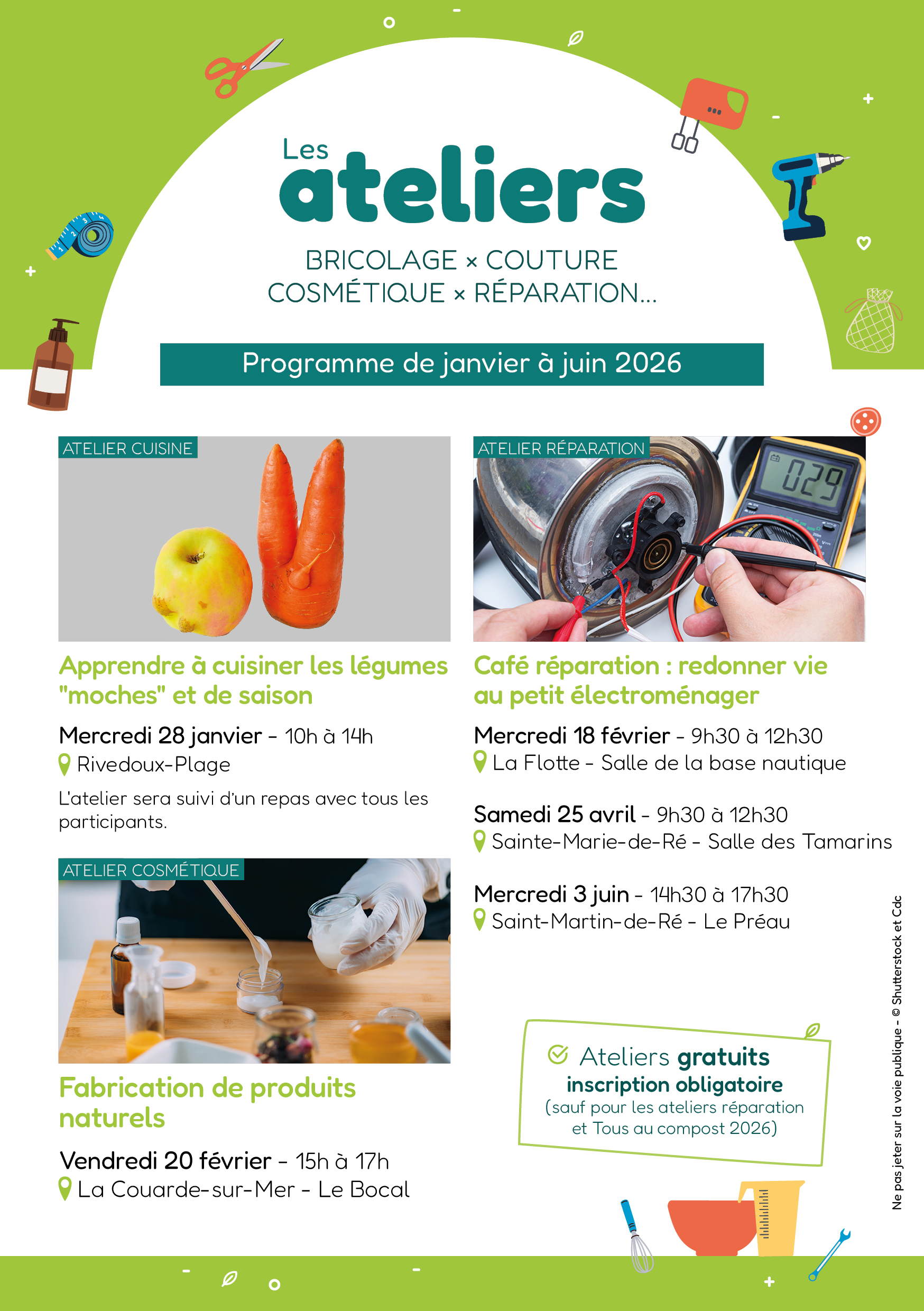 Atelier DIY - Fabrication de produits naturels.