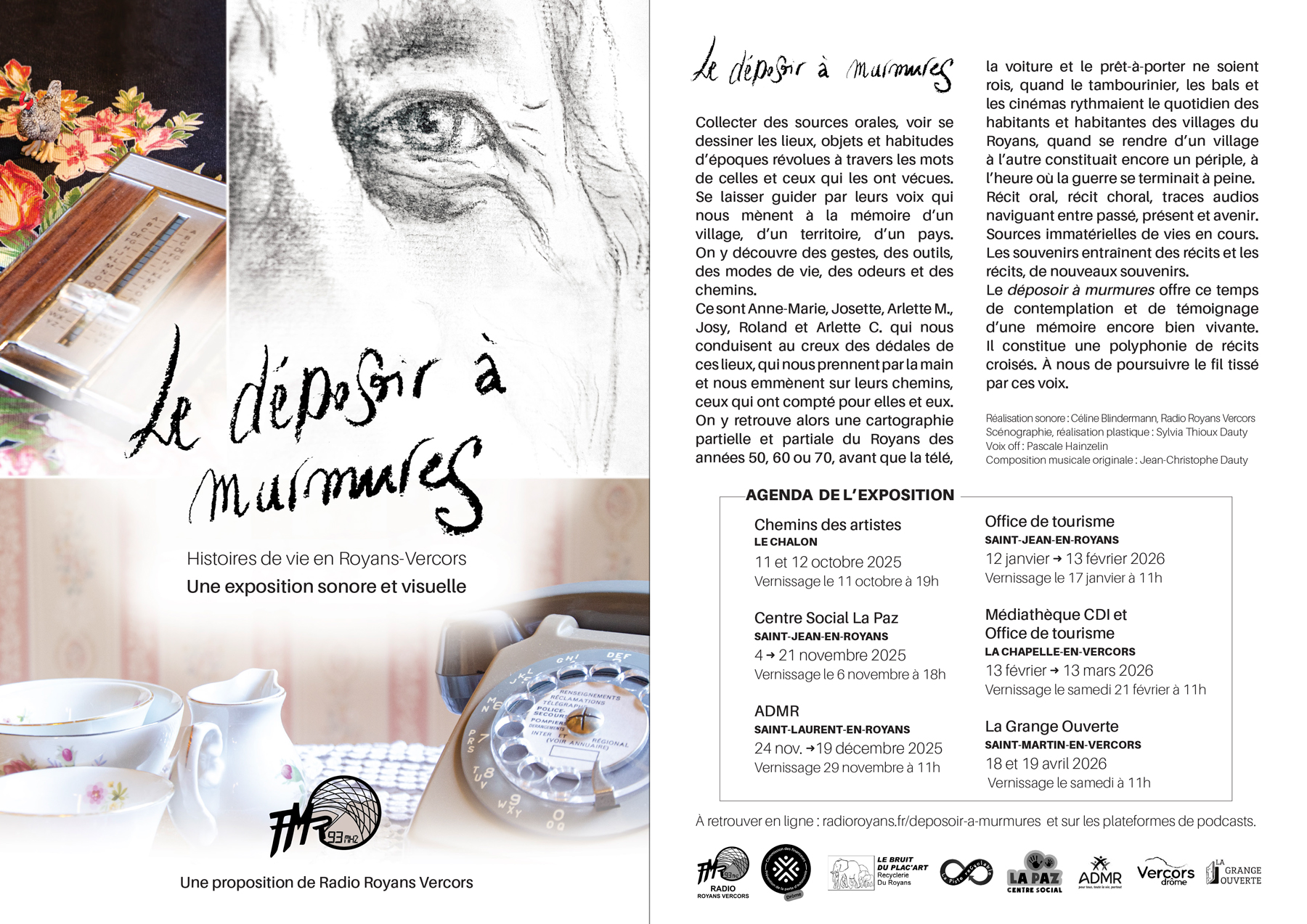 Exposition Le déposoir à murmures : histoires de vie en Royans Vercors_Saint-Laurent-en-Royans