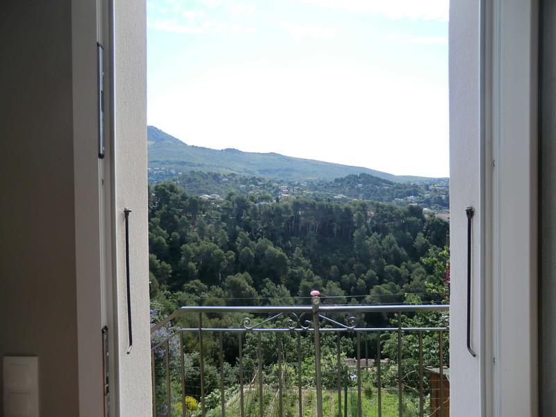 Vue sur les collines Gîte Magnolia à Colomars Gîtes de France Alpes-Maritimes