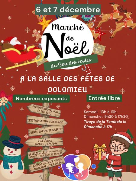 Marché de Noël du Sou des écoles de Dolomieu