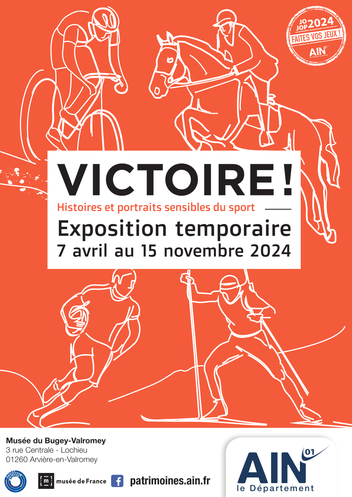 Exposition "Victoire ! Histoires et portraits sensibles du sport"