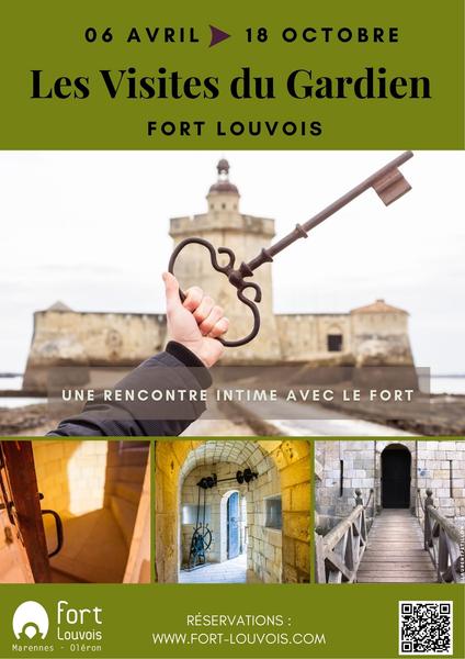 Les visites du gardien au Fort Louvois