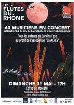 Concert des Flûtes du Rhône au profit des enfants du Burkina Faso_Morestel
