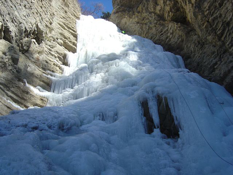 Ubay'Evasion : cascade de glace