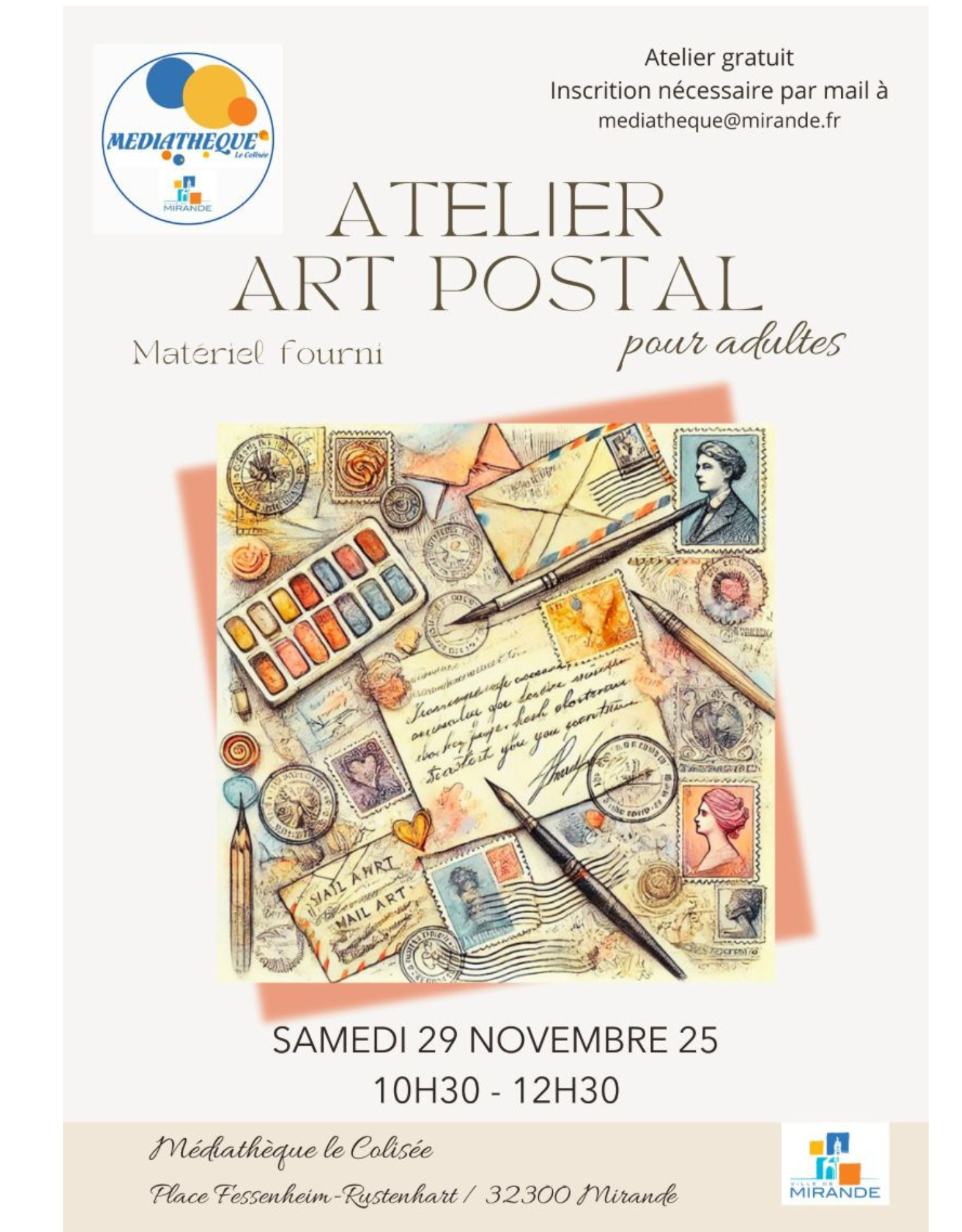 Atelier art postal